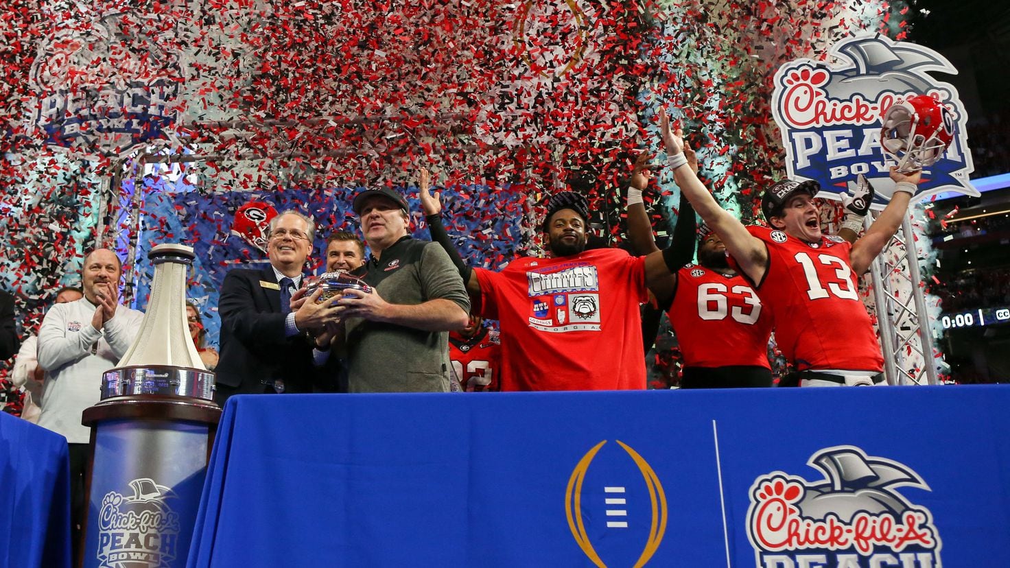 Georgia holds on to defeat Ohio State, advance to CFP title game