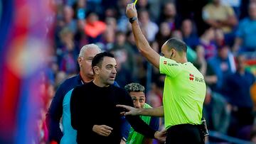 “[The referee] lost control of the game,” said the Barça coach after the 1-1 draw with Espanyol.