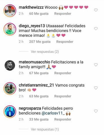 Este martes 14 de abril, Carlos Vela utilizó sus redes sociales para anunciar la llegada de su segundo hijo junto a la periodista deportiva, Saioa Cañibano.