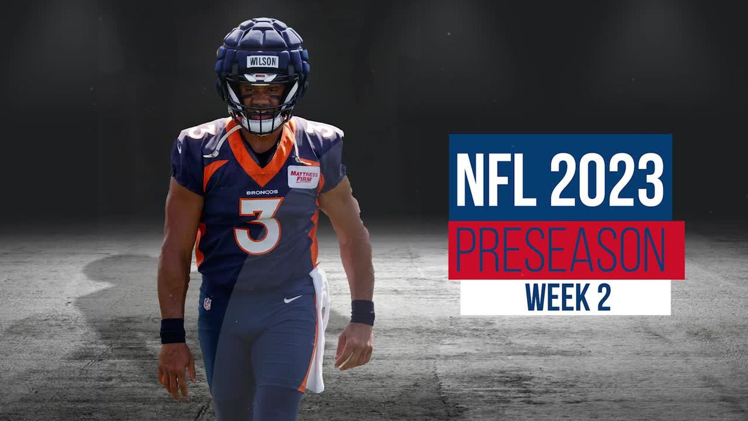 NFL preseason schedule for this week
