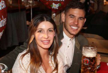 Cheers! Bayern Munich's Lucas Hernández at Oktoberfest