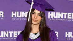 Emily Ratajkowski gives inspirational speech to 2023 Hunter College graduates