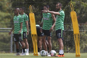 Atlético Nacional realizó su último entrenamiento antes de viajar a Bucaramanga para su segundo partido de Liga Águila.