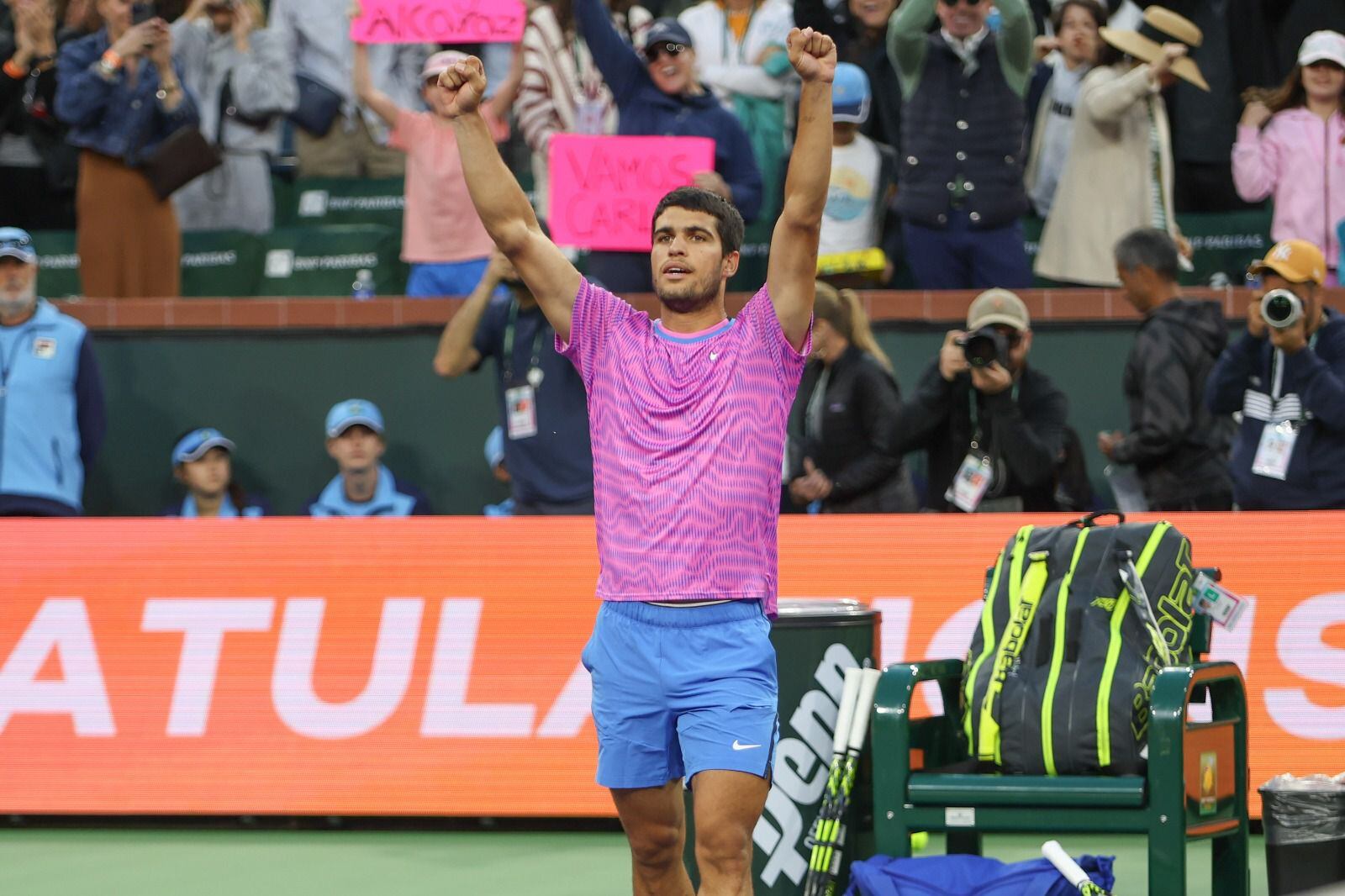 Alcaraz se hace enorme en Indian Wells