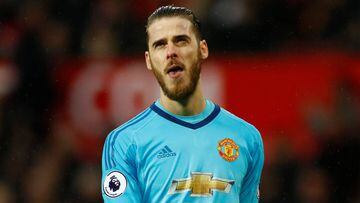 Soccer Football - Premier League - Manchester United vs West Bromwich Albion - Old Trafford, Manchester, Britain - April 15, 2018   Manchester United&#039;s David De Gea looks dejected    Action Images via Reuters/Jason Cairnduff    EDITORIAL USE ONLY. No