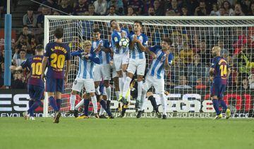Messi's free kick.