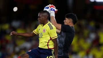 Alexis Castillo en partido de la Selección Colombia Sub 20.