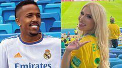 Militao disfruta de sus vacaciones con su nueva novia y ex de Neymar, Karoline Lima