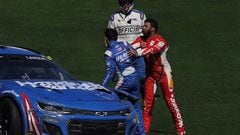 NASCAR: Why did Bubba Wallace go after Kyle Larson after a crash in Las Vegas