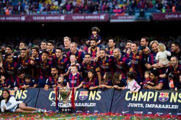 Barcelona se coronó campeón de la liga española y Xavi dijo adiós después de 17 temporadas. 