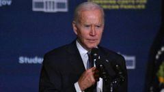 President Joe Biden delivers remarks on Student Debt Relief at Delaware State University.