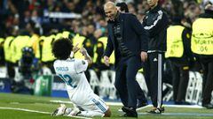 Marcelo le dedica el gol a Zidane.