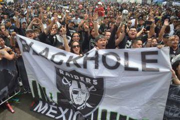 Así se vivió el Fan Fest de los Raiders en el Azteca