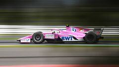 NORTHAMPTON, ENGLAND - AUGUST 09: Giuliano Alesi of France and BWT HWA Racelab (17) drives during the sprint race of the Formula 2 Championship at Silverstone on August 09, 2020 in Northampton, England. (Photo by Rudy Carezzevoli/Getty Images)