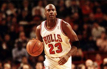 Michael Jordan en los Chicago Bulls.