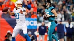 The NFL playoffs are here and Saturday’s Chargers vs Jaguars game features two of the league’s young star quarterbacks, Justin Herbert and Trevor Lawrence.