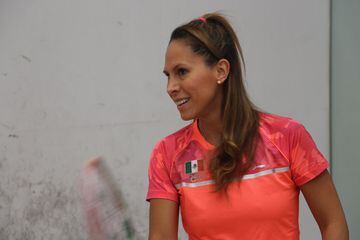 Samantha Terán, multimedallista en squash para México. En Barranquilla 2018 conquistó dos medallas, una de oro y una plata.
