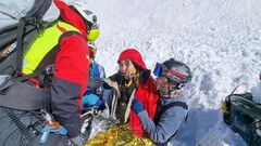 La española Núria Castán sobrevive a un alud de 250 metros tras 10 minutos bajo la nieve