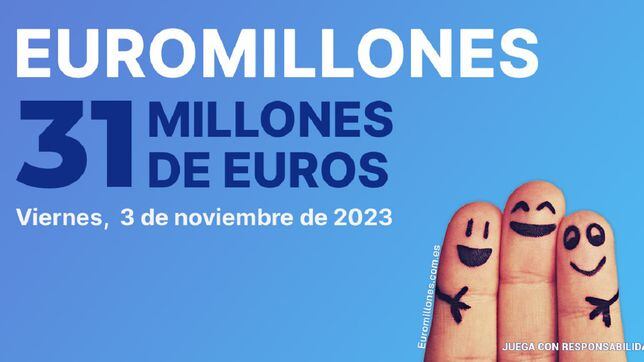 Euromillones: comprobar los resultados del sorteo de hoy, viernes 3 de noviembre