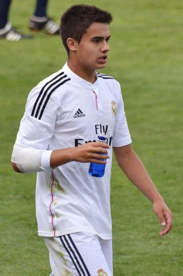 Sergio Reguilón signed for Real Madrid when he was eight years old but spent four years without playing.