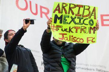Afición Mexicana expresa su sentir hacia Trump