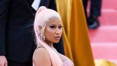 Nicki Minaj llegando a la Met Gala Celebrating Camp 2019, New York City. Mayo 6, 2019.