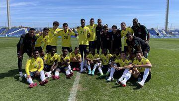 Selección Colombia Sub 20 golea al Murcia 18-0