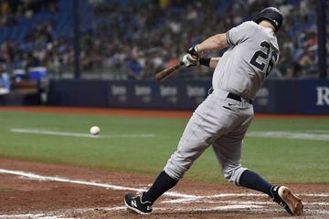 Tampa Bay Rays Ji-Man Choi in action, throwing vs New York Yankees at  News Photo - Getty Images