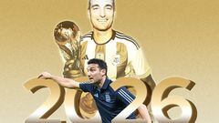 World Cup winning coach Scaloni signs with Argentina until 2026