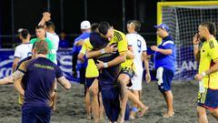 La Selección Colombia de Fútbol Playa ganó la medalla de oro en los Juegos Centroamericanos y del Caribe San Salvador 2023.