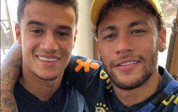 Neymar felicitó a Coutinho en su 26 cumpleaños.
