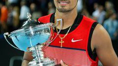 Nick Kyrgios won his first ATP title in Marseille on Sunday.