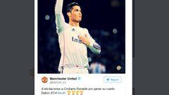 Fans del United, indignados con el apoyo del club a Cristiano