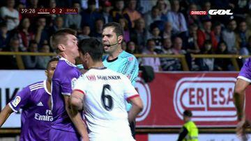 Yeray should have been sent off for headbutting Kroos