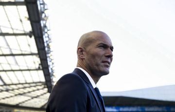 Coach Zinedine Zidane of Real Madrid