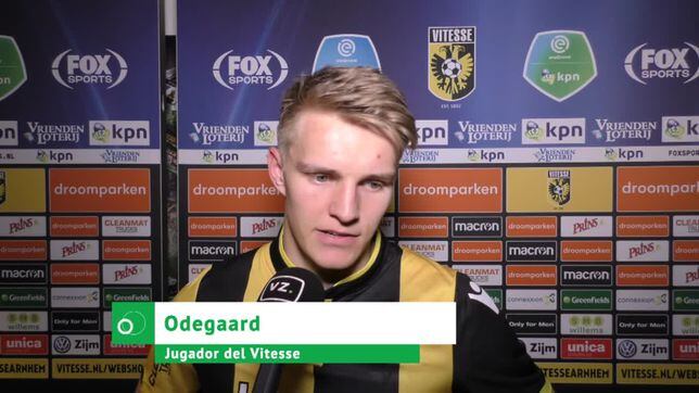 Odegaard habla de su futuro en el Madrid enfocado en el Vitesse