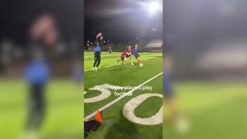 Viral TikTok of rugby pass in football causes controversy