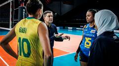 Colombia - Brasil en el Campeonato Mundial de Voleibol Femenino