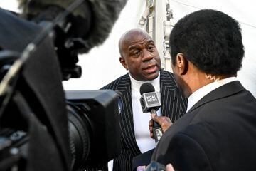 Entrevista previa al evento a Magic Johnson, otra de las mayores leyendas de Los Angeles Lakers.