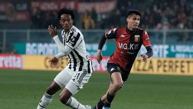 Cuadrado regresa en derrota de Juventus ante Genoa