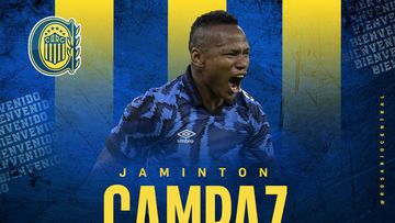 Jaminton Campaz, nuevo jugador de Rosario Central