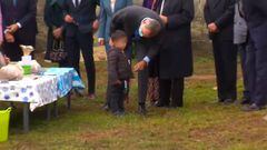 Niño se hace viral por este gesto hecho al Rey Felipe VI