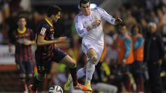 Una de sus mejores exhibiciones de potencia, técnica, habilidad y calidad. En la final de Copa ante el Barcelona, y cuando todo apuntaba a la disputa de la prórroga, Bale recibió el balón de Di María, y se marcó una carrera al sprint con Bartra. Su carrer