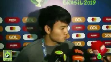 "¿Eres el Messi japonés?" Ojo a la respuesta de Kubo en perfecto castellano
