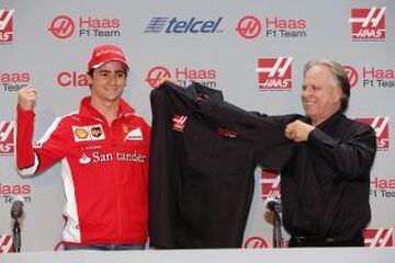 Así fue la presentación de Esteban Gutiérrez con Haas