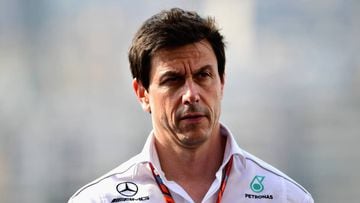Mercedes GP Executive Director Toto Wolff walks in the Paddock during practice for the Monaco Formula One Grand Prix at Circuit de Monaco on May 25, 2017 in Monte-Carlo, Monaco. 