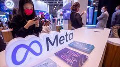 The Meta Platforms Inc. booth during the Hong Kong Fintech Week in Hong Kong, China, on Monday, Nov. 1, 2022. The conference runs through Nov. 4. Photographer: Paul Yeung/Bloomberg via Getty Images