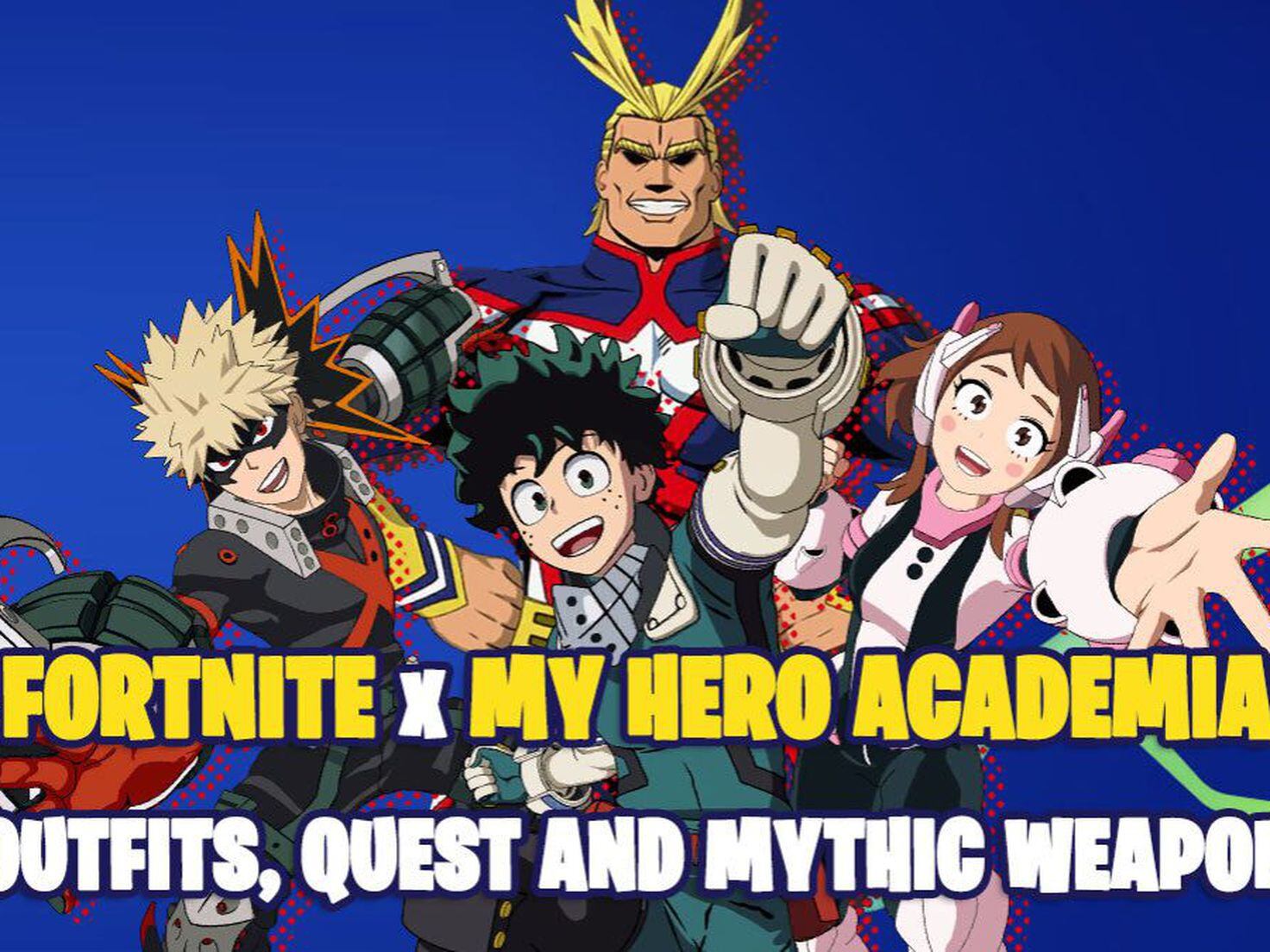 Become a Hero with Fortnite x My Hero Academia!