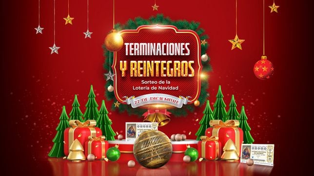 Terminaciones y reintegros de la Lotería de Navidad 2022: comprobar lista de números premiados