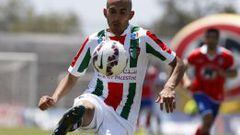 El jugador de Palestino, Marcos Riquelme.